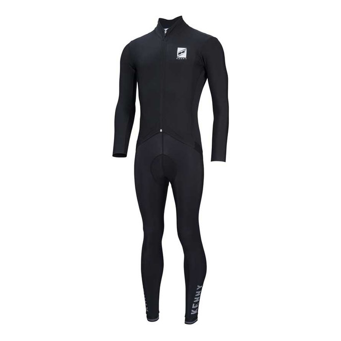 Téli kerékpáros mez ESCAPE Fekete