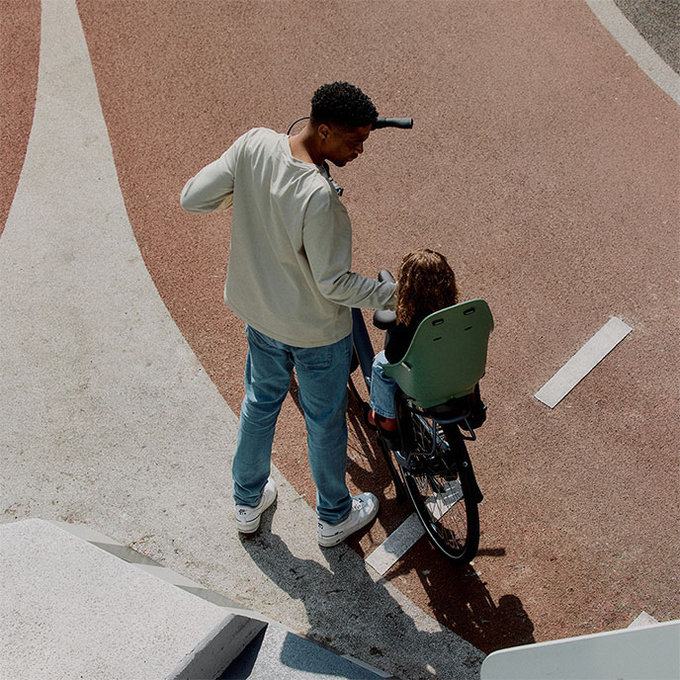 Hátsó kerékpárülés adapterrel és váztartó SZETT