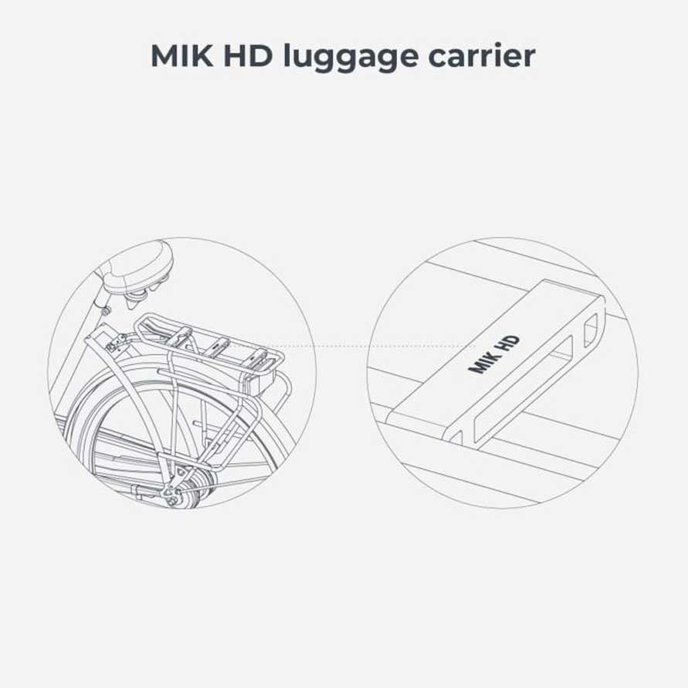 Ta-ke hátsó kerékpárülés MIK csomagtartókhoz