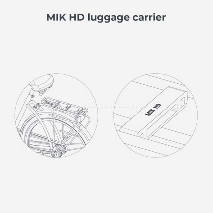 Ta-ke hátsó kerékpárülés MIK csomagtartókhoz