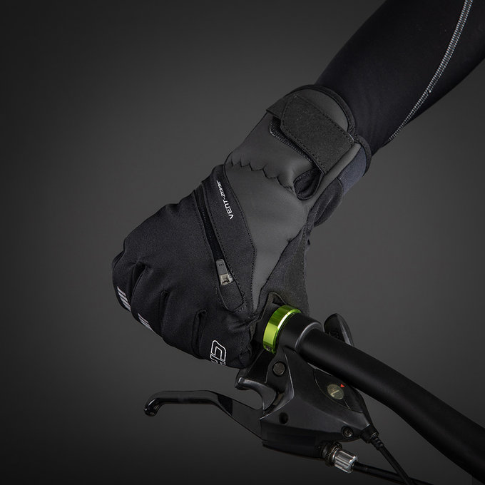 Téli kerékpáros kesztyű felnőtteknek City Liner fekete