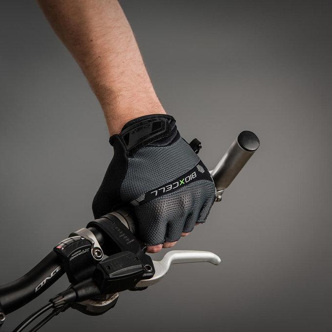Kerékpáros kesztyű felnőtteknek BioXCell Pro sötétszürke