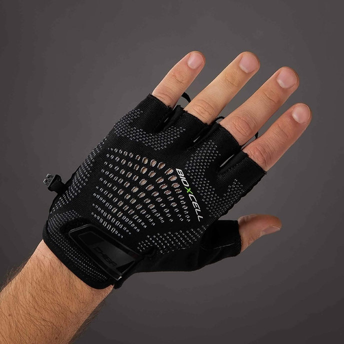 Kerékpáros kesztyű felnőtteknek BioXCell Super Fly fekete