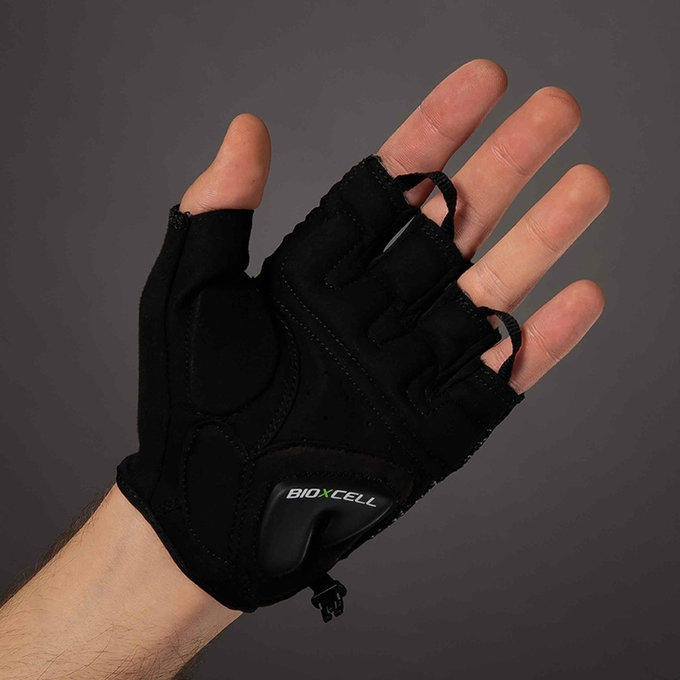 Kerékpáros kesztyű felnőtteknek BioXCell Super Fly fekete