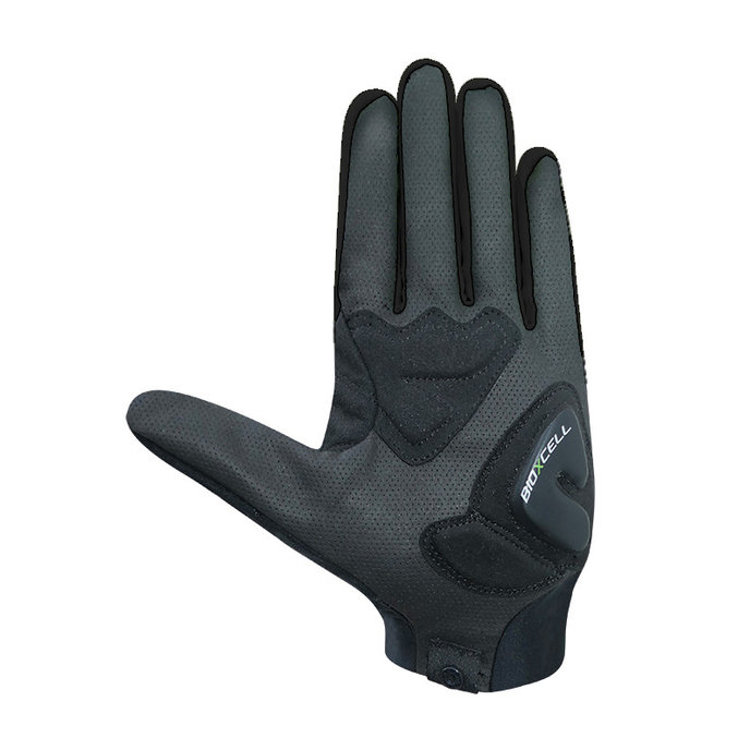 Kerékpáros kesztyű felnőtteknek BioXCell Touring fekete