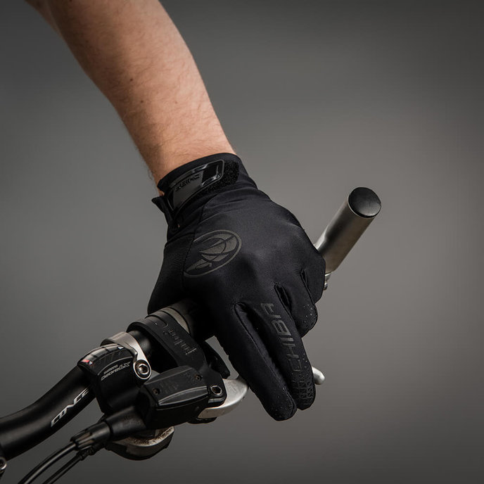 Kerékpáros kesztyű felnőtteknek BioXCell Touring fekete