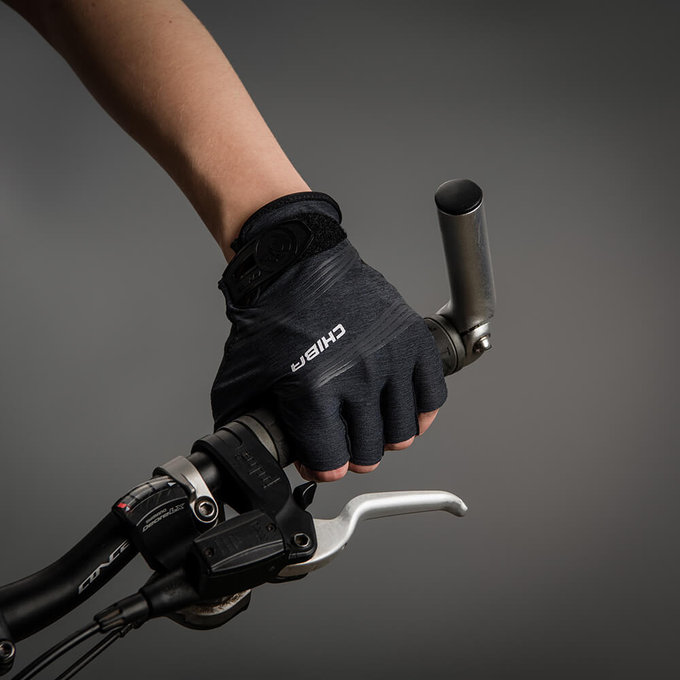 Női kerékpáros kesztyű Lady SuperLight fekete