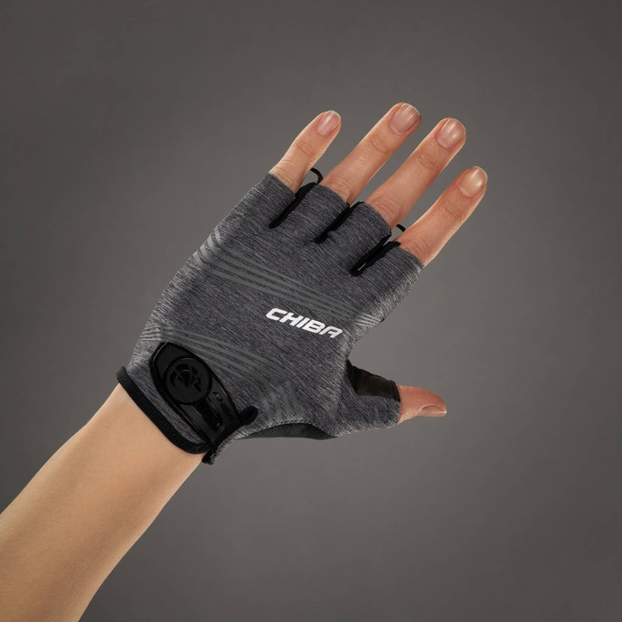 Női kerékpáros kesztyű Lady SuperLight sötétszürke