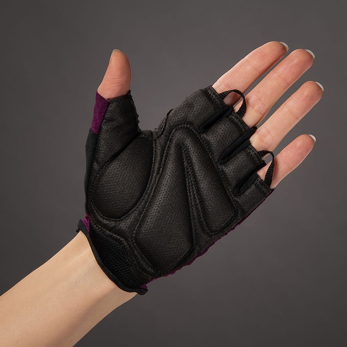 Női kerékpáros kesztyű Lady SuperLight lila