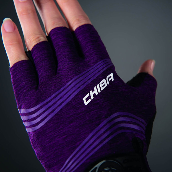 Női kerékpáros kesztyű Lady SuperLight lila