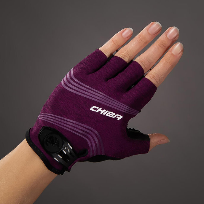 Női kerékpáros kesztyű Lady SuperLight lila