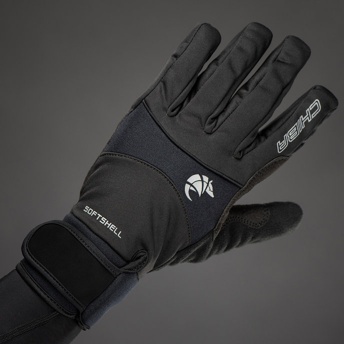 Téli kerékpáros kesztyű felnőtteknek Classic fekete