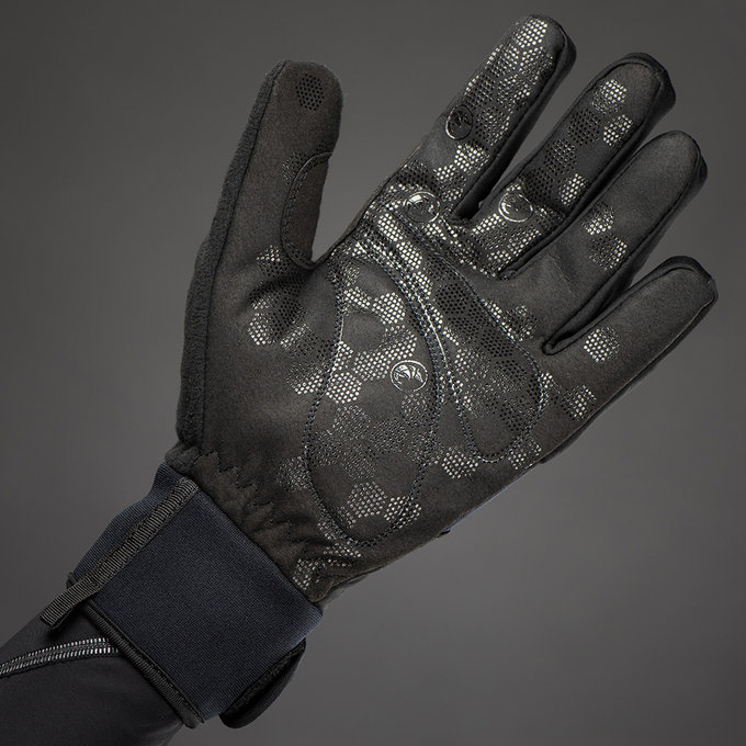 Téli kerékpáros kesztyű felnőtteknek Classic fekete