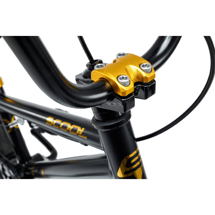 Gyermek kerékpár XtriX mini 16 fekete/aranyszínben