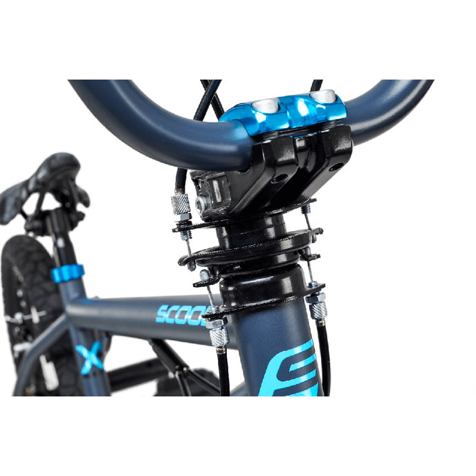 Gyermek kerékpár XtriX 20 szürke/matt kék (122 cm-től)