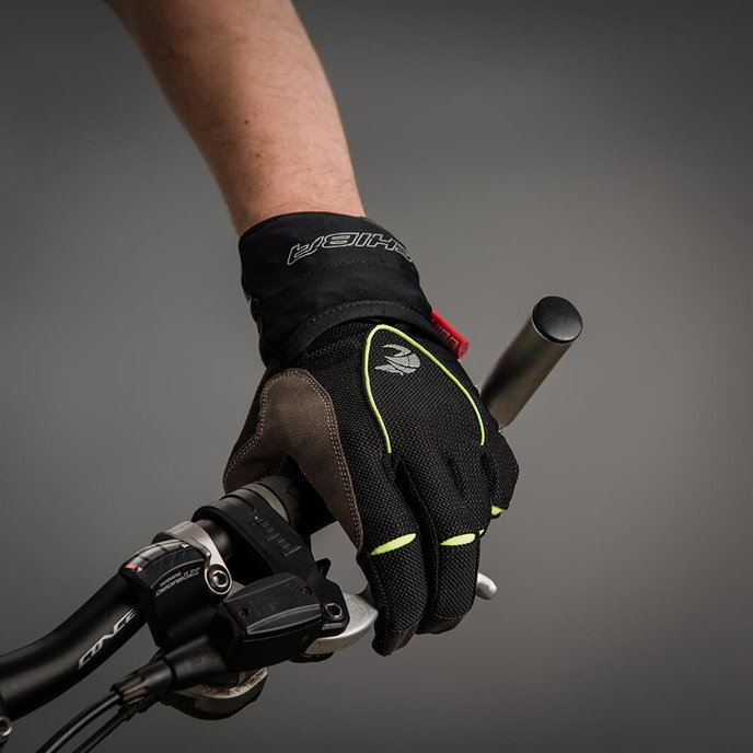 Kerékpáros kesztyű felnőtteknek Pro Summer fekete