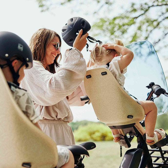 BIO első kerékpárülés adapterrel