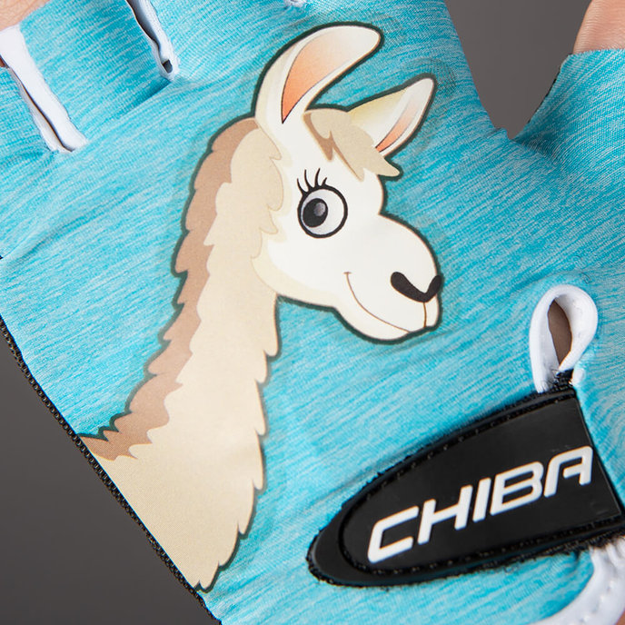 Kerékpáros kesztyű gyermekeknek Cool Kids Lama