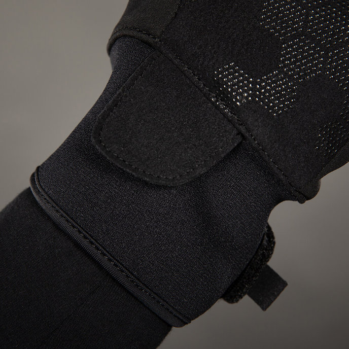 Felnőtt téli kerékpáros kesztyű Classic Fekete/arany