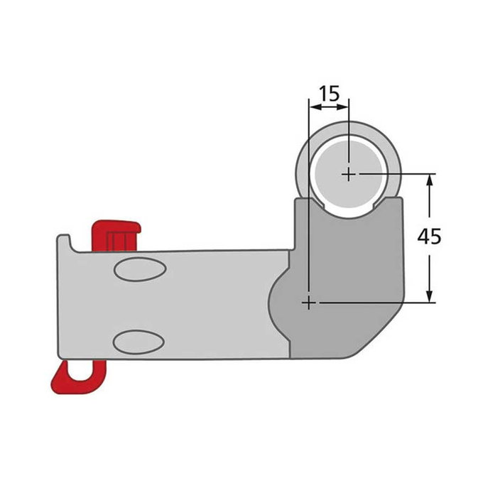 E 90°-os kormány adapter beszerelő készlet