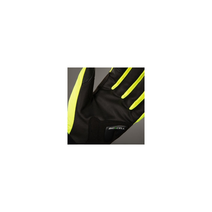 Téli kerékpáros kesztyű felnőtteknek BioXcell Warm Winter neonsárga