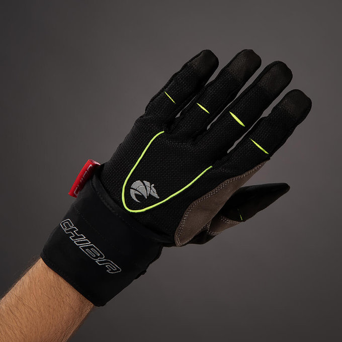 Kerékpáros kesztyű felnőtteknek Pro Summer fekete