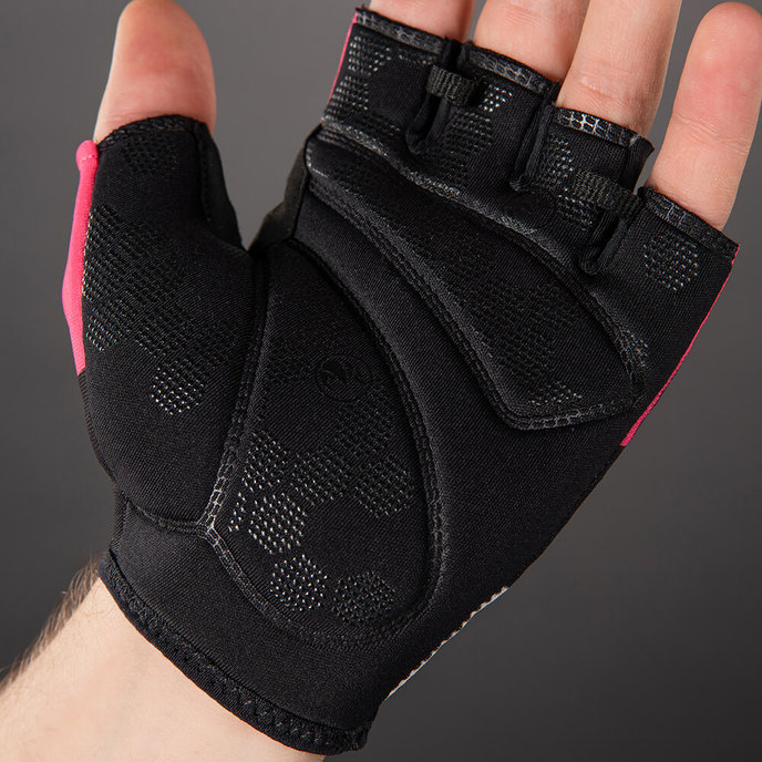 Kerékpáros kesztyű felnőtteknek Solar magenta rózsaszín