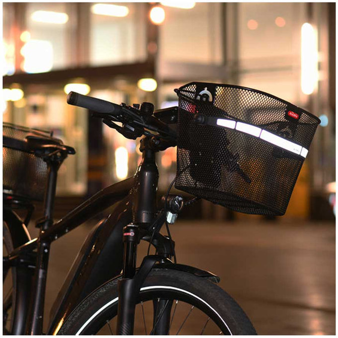 UNI BASKET kormánykosár fekete