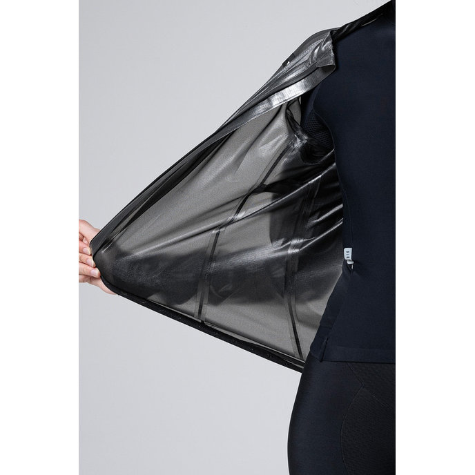 GOBIK kabát PLUVIA 2.0 UNISEX TRUE BLACK