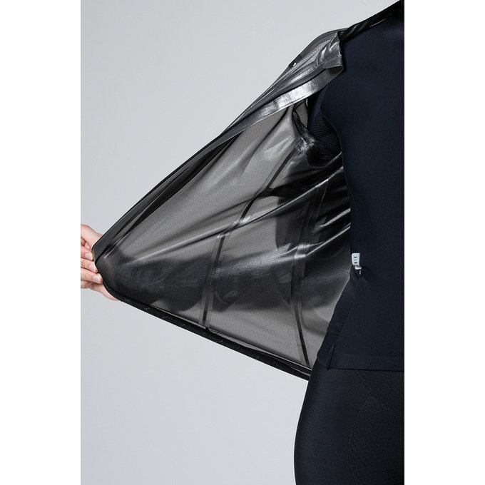 GOBIK kabát PLUVIA 2.0 UNISEX TRUE BLACK