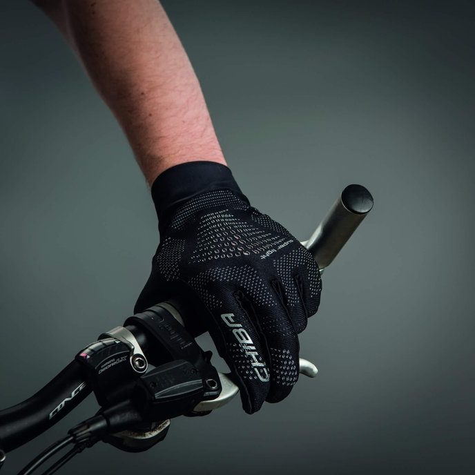 Kerékpáros kesztyű felnőtteknek Superlight fekete