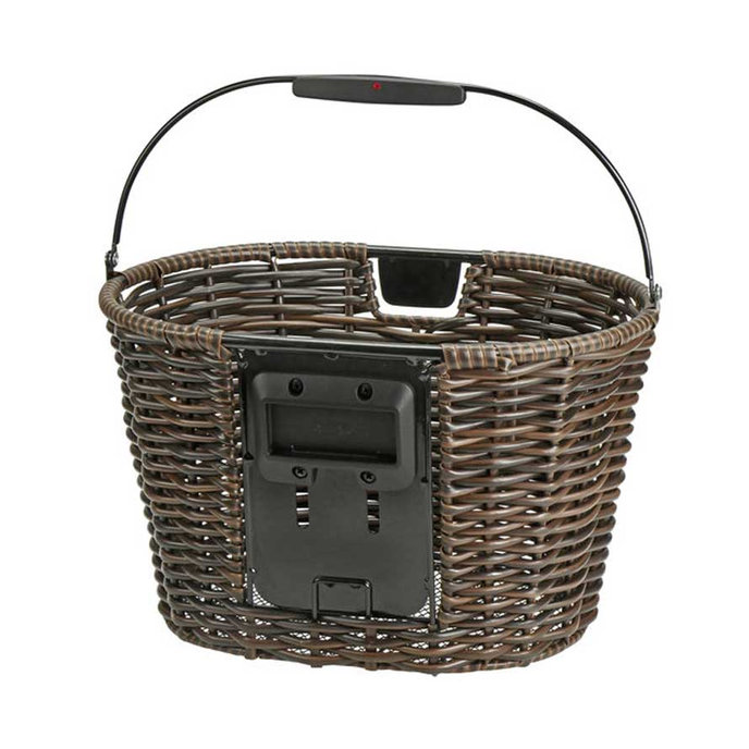 STRUCTURA OVAL fonott kormánykosár barna