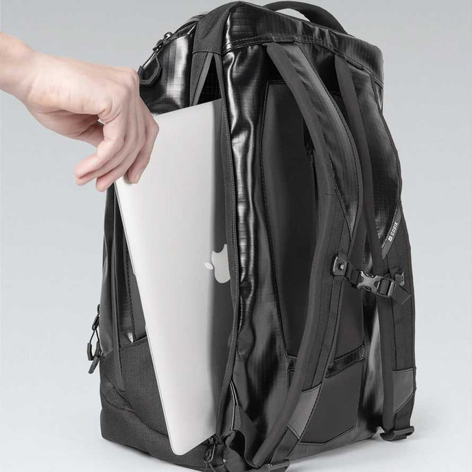 Kerékpáros hátizsák Stow True Black
