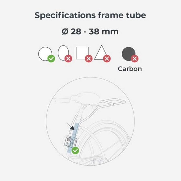 Ta-ke hátsó kerékpárülés adapterrel és váztartó készlettel