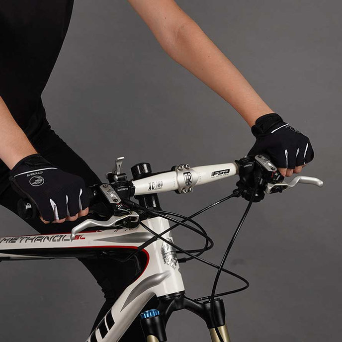 Kerékpáros kesztyű nőknek Lady BioXCell fekete