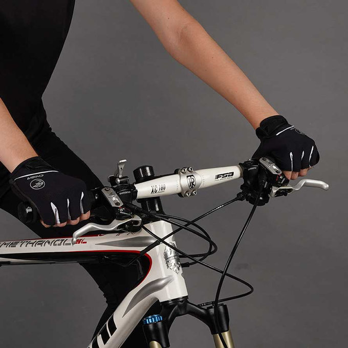 Kerékpáros kesztyű nőknek Lady BioXCell fekete