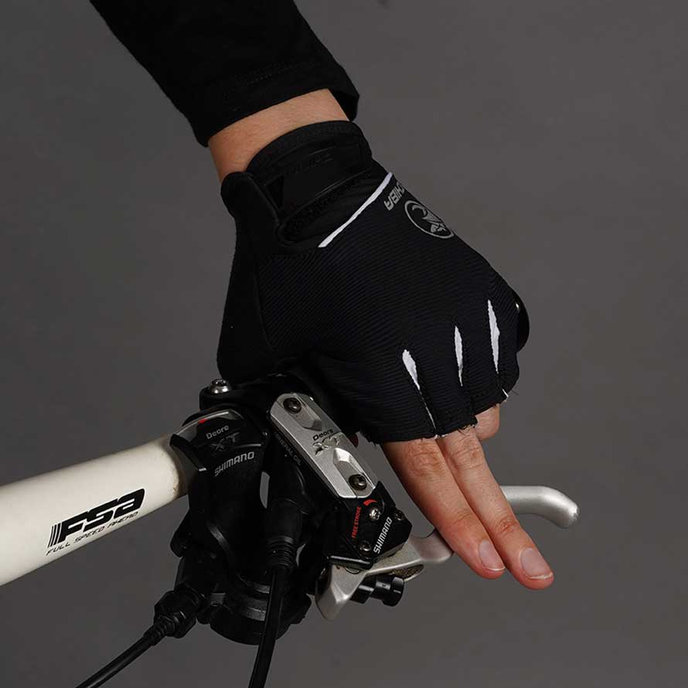 Kerékpáros kesztyű nőknek Lady BioXCell fekete