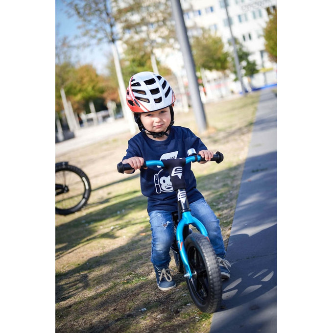 Gyermek futóbicikli pedeX Race Light fekete/kék