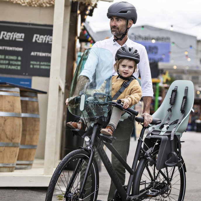 Hátsó kerékpárülés adapterrel és váztartó SZETT