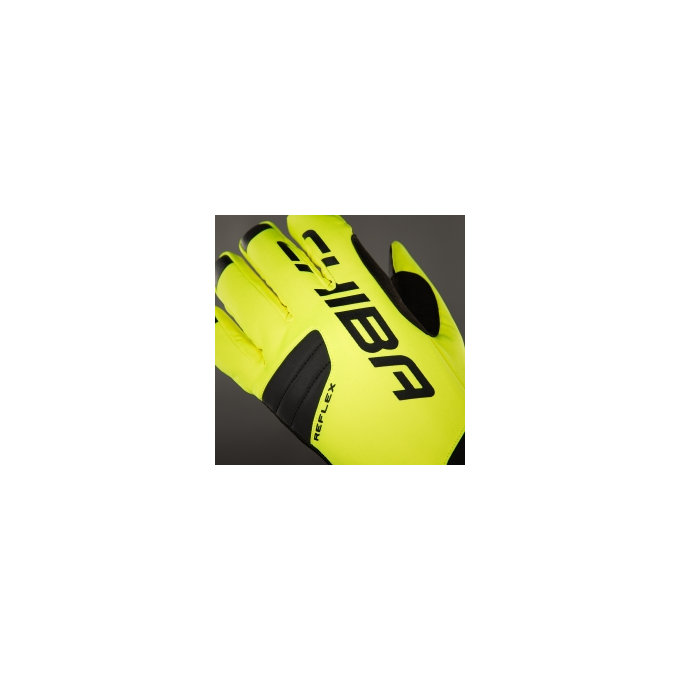Téli kerékpáros kesztyű felnőtteknek BioXcell Warm Winter neonsárga