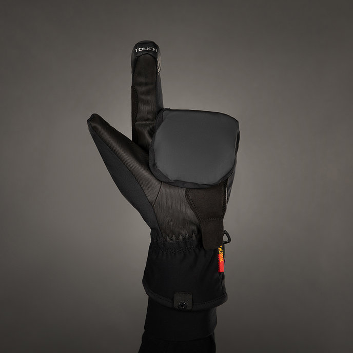 Téli kerékpáros kesztyű felnőtteknek Alaska Pro fekete