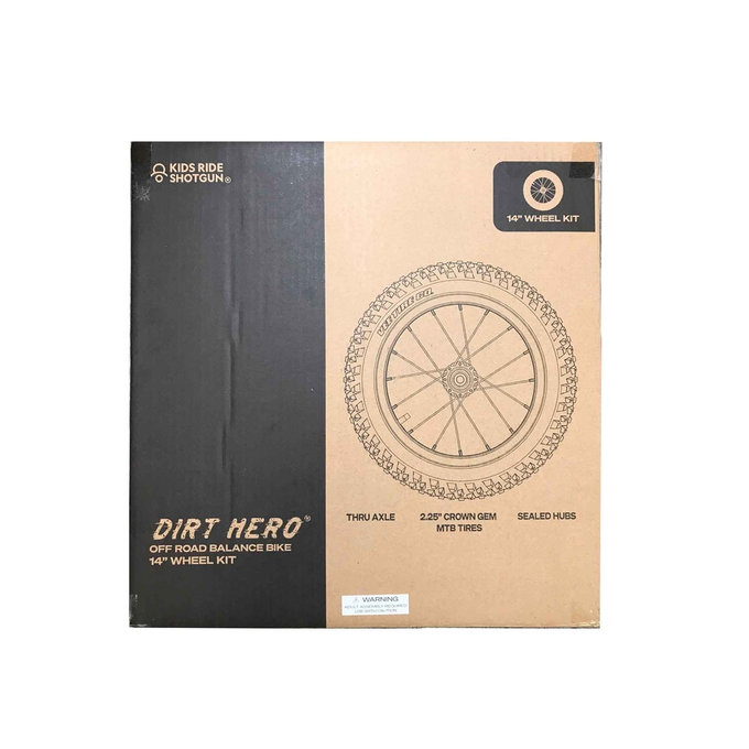 14" kerékkészlet Dirt Hero futóbiciklihez