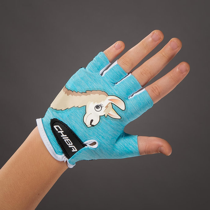 Kerékpáros kesztyű gyermekeknek Cool Kids Lama