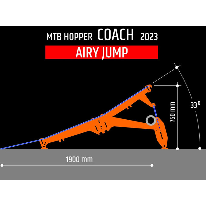 Hordozható ugró rámpa COACH