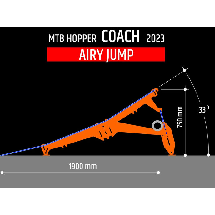 Hordozható ugró rámpa COACH