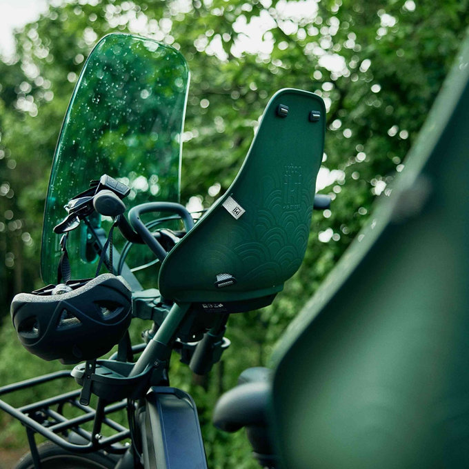 BIO első kerékpárülés adapterrel