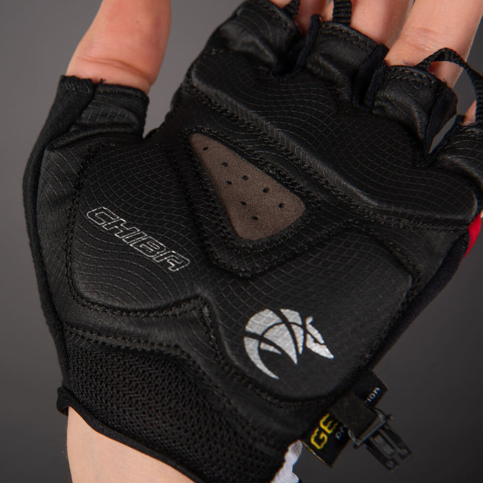 Felnőtt kerékpáros kesztyű Gel Premium fehér