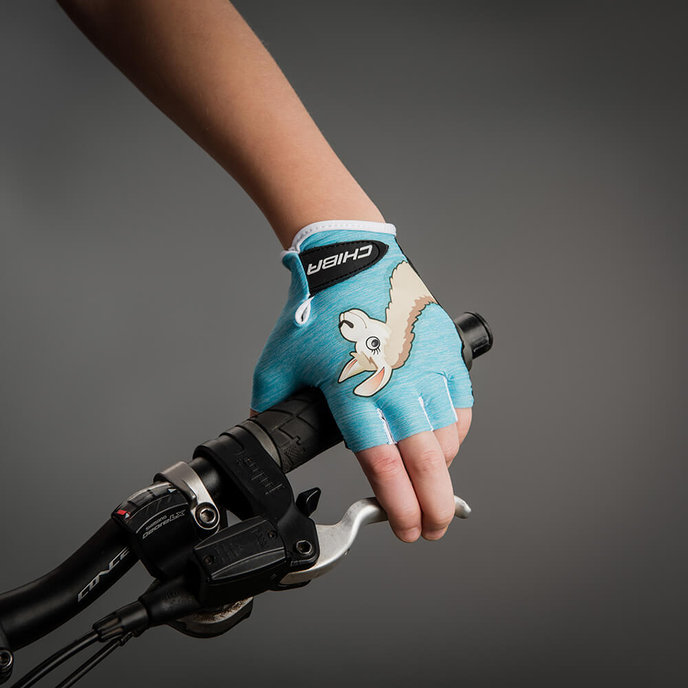 Kerékpáros kesztyű gyermekeknek Cool Kids Lama