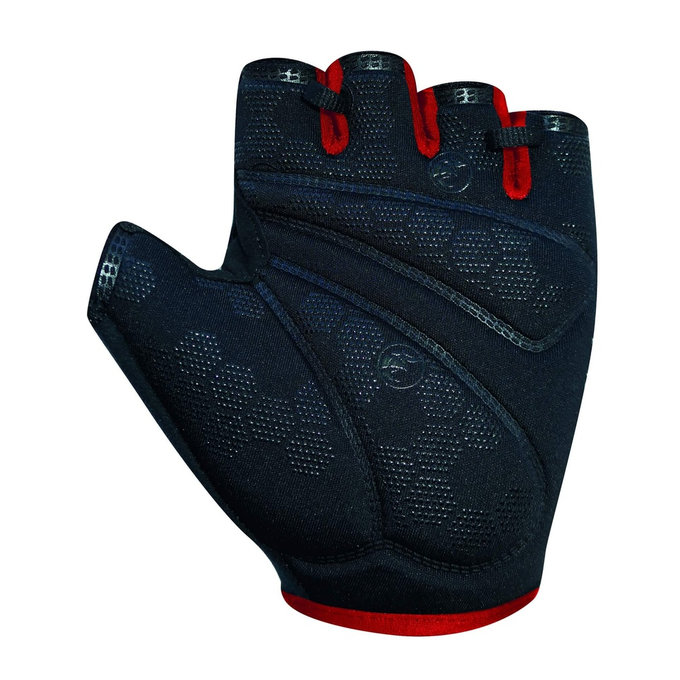 Kerékpáros kesztyű felnőtteknek Road Master fekete/piros