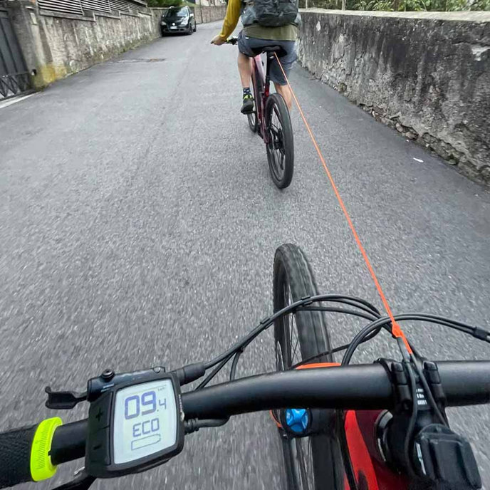 Önbehúzó kötél kerékpárvontatáshoz